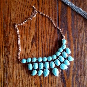 Teal necklace